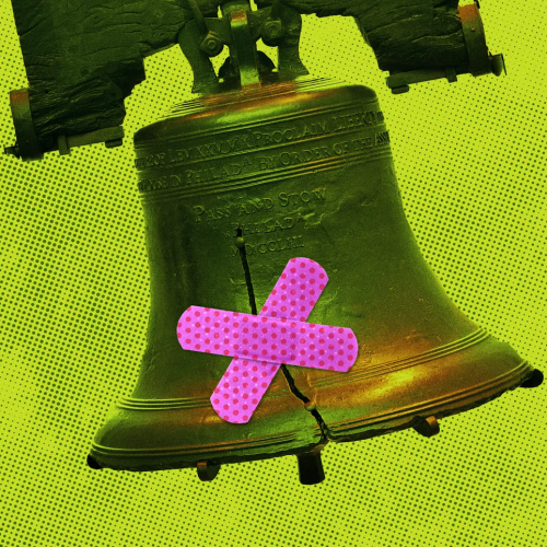 Image: Liberty Bell. Graphic
