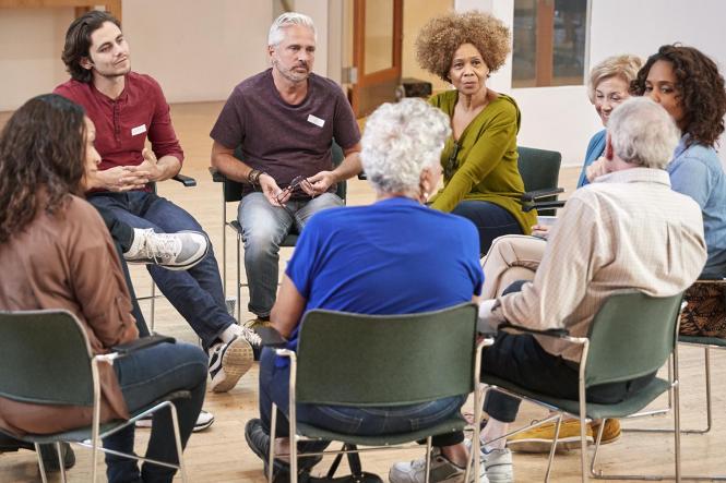 Photo: Bible Group Dialogue