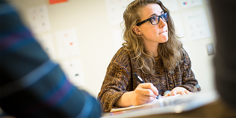 Photo: Student Writing