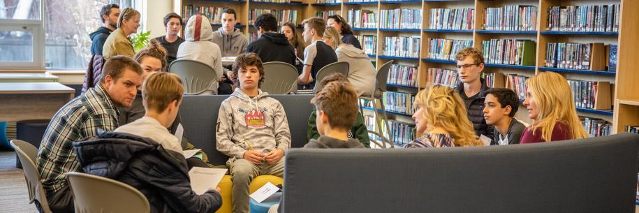 Photo: Parents and students