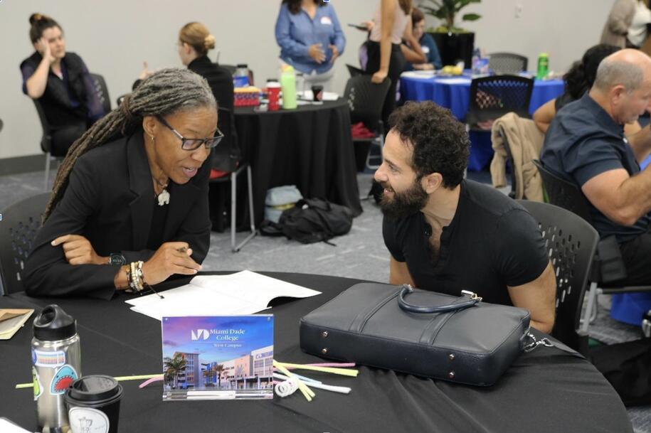 Photo of two MDC educators at an EP training