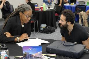 Photo of two MDC educators at an EP training