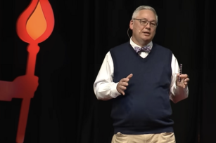 Image of David Yamane speaking at TEDx